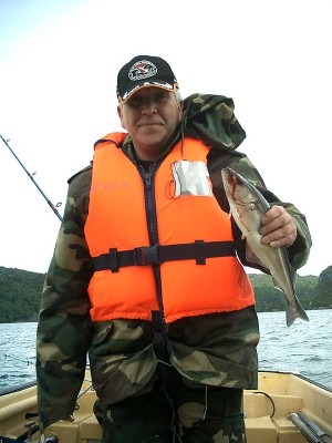 Rolf fing 2005 den ersten Fisch im Grønsfjord